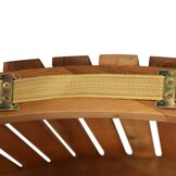 Ligstoel Acaciahout Donkergrijs incl. Kussen - 65% Korting!