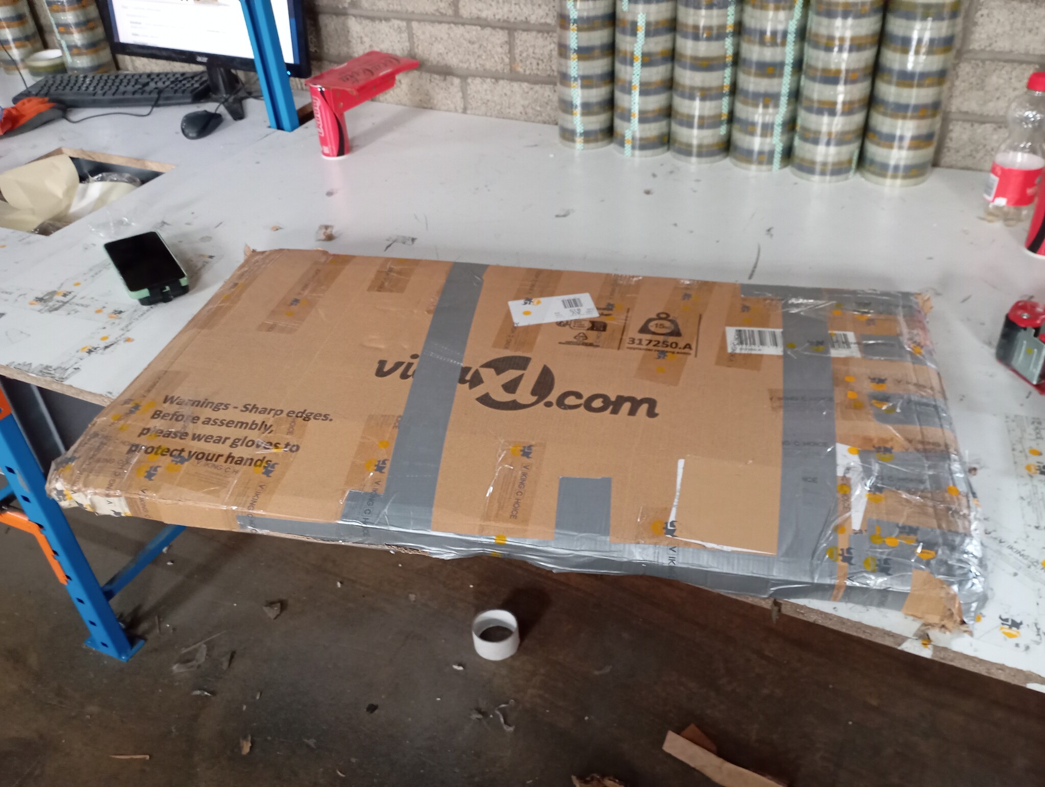 VidaXL Plantenbak Antraciet 160cm - 56% Korting! (Beschadigde Verpakking)