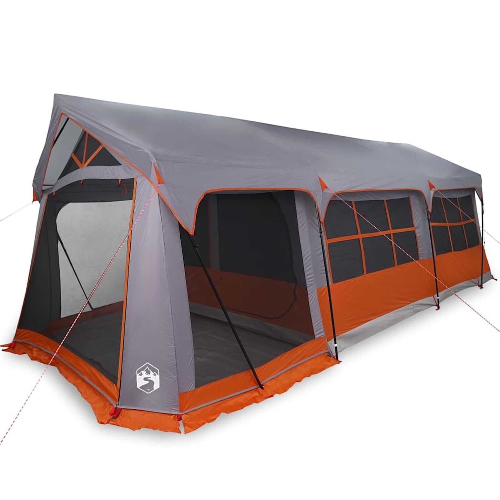 VidaXL Tent Grijs/Oranje 620cm - 51% Korting! Zo Goed Als Nieuw