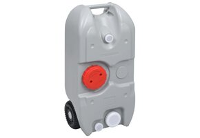 vidaXL Watertank 40L op Wielen Grijs - 40% Korting!