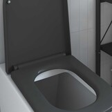 Toiletzitting Antraciet - vidaXL - 51% Korting! (Retour)