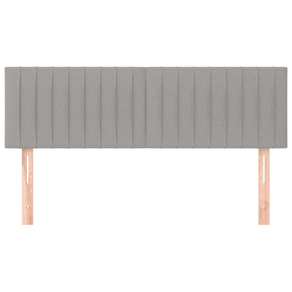 2x Lichtgrijze Hoofdborden 72cm - 35% Korting!