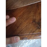 Eettafel Acaciahout Honing - 120cm - Krasjes - 55% Korting!