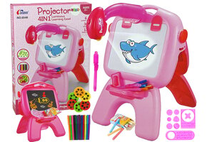 Krijtbord met Projector - Roze - 46% Korting!