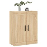 vidaXL Wandkast Sonoma Eiken 69,5cm - 40% Korting!