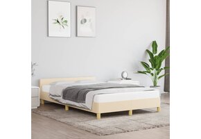 VidaXL Crème Bedframe 120x190 - 55% Korting - Krasjes