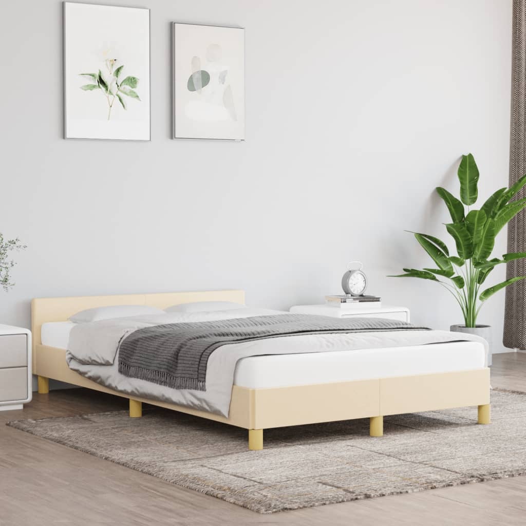 VidaXL Crème Bedframe 120x190 - 55% Korting - Krasjes