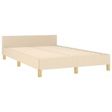 VidaXL Crème Bedframe 120x190 - 55% Korting - Krasjes