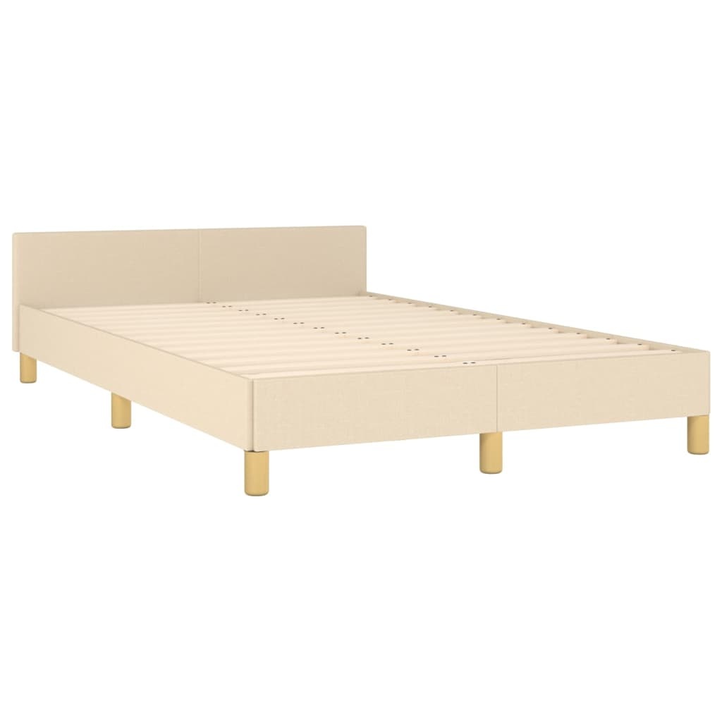 VidaXL Crème Bedframe 120x190 - 55% Korting - Krasjes