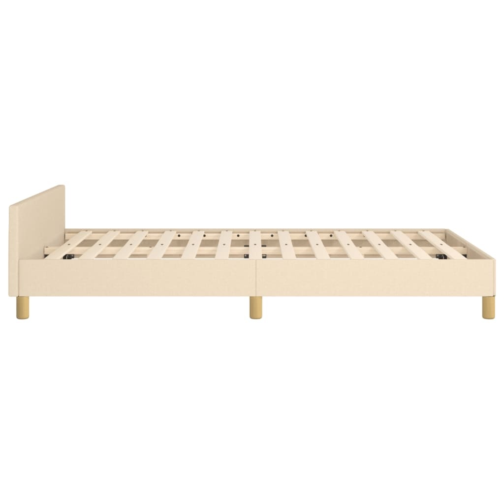 VidaXL Crème Bedframe 120x190 - 55% Korting - Krasjes