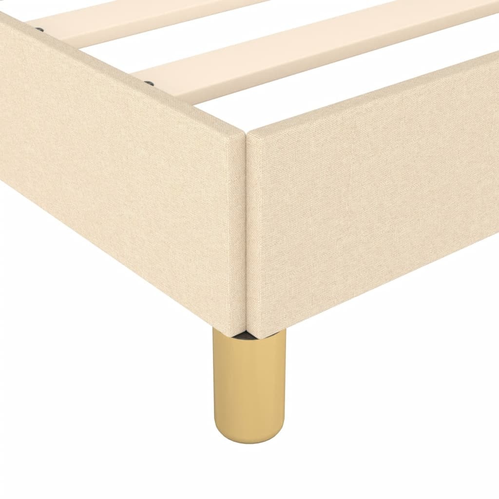 VidaXL Crème Bedframe 120x190 - 55% Korting - Krasjes