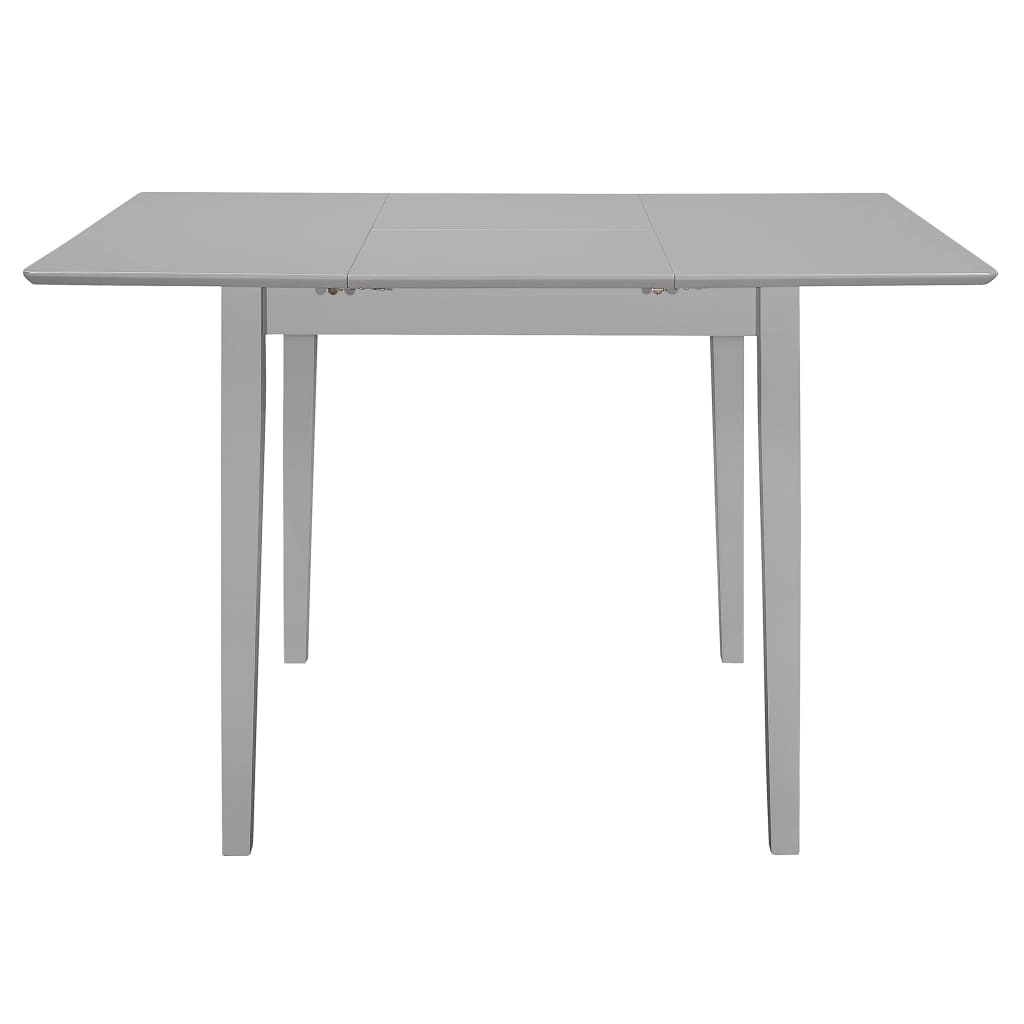 VidaXL Uitschuifbare Eettafel Grijs -40%! (80-120cm)