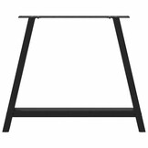 vidaXL Salontafelpoten A-Vorm Zwart - 40% Korting!