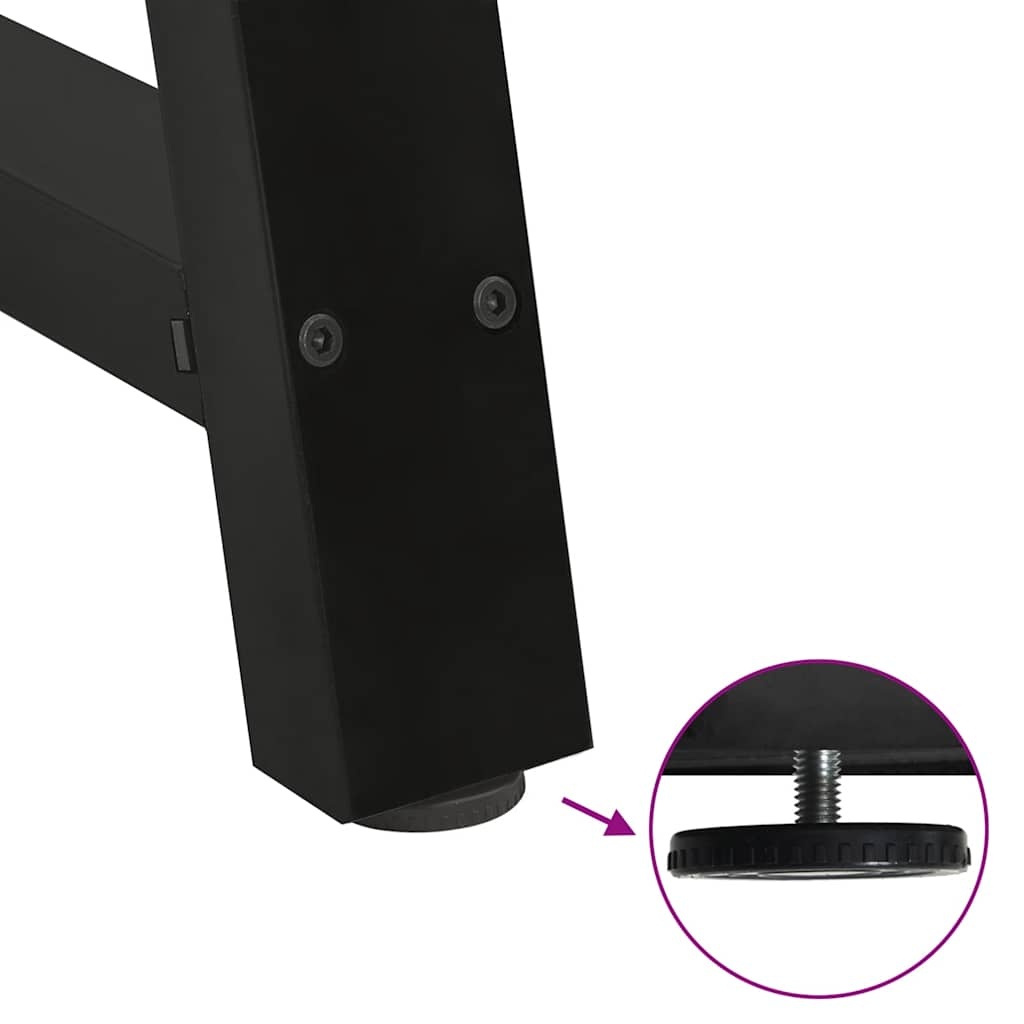 vidaXL Salontafelpoten A-Vorm Zwart - 40% Korting!