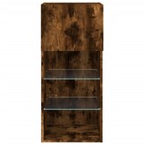 TV Meubels LED Gerookt Eiken (2 st) -40% Korting! (retoertje.nl)