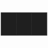 vidaXL Tuinstafel Teak Zwart 140cm - 40% Korting!