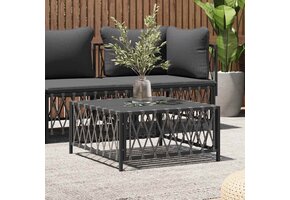 vidaXL Tuintafel Antraciet 70x70cm - 40% Korting!