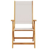 vidaXL Tuinstoelen (2x) Acacia/Textileen -40%! Inklapbaar