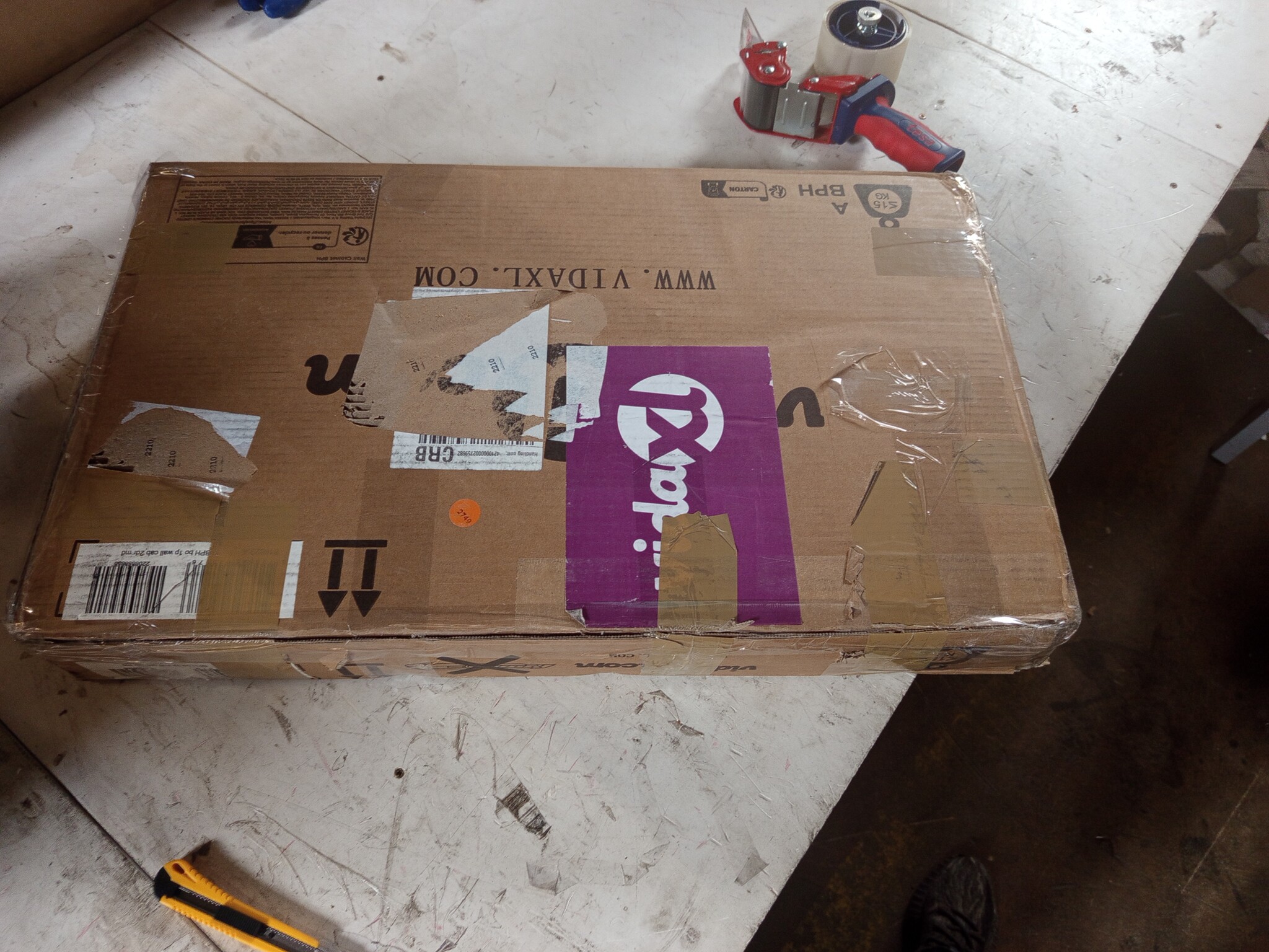 Tv-wandmeubel Bruin Eiken 57cm - 55% Korting! (Krasjes)