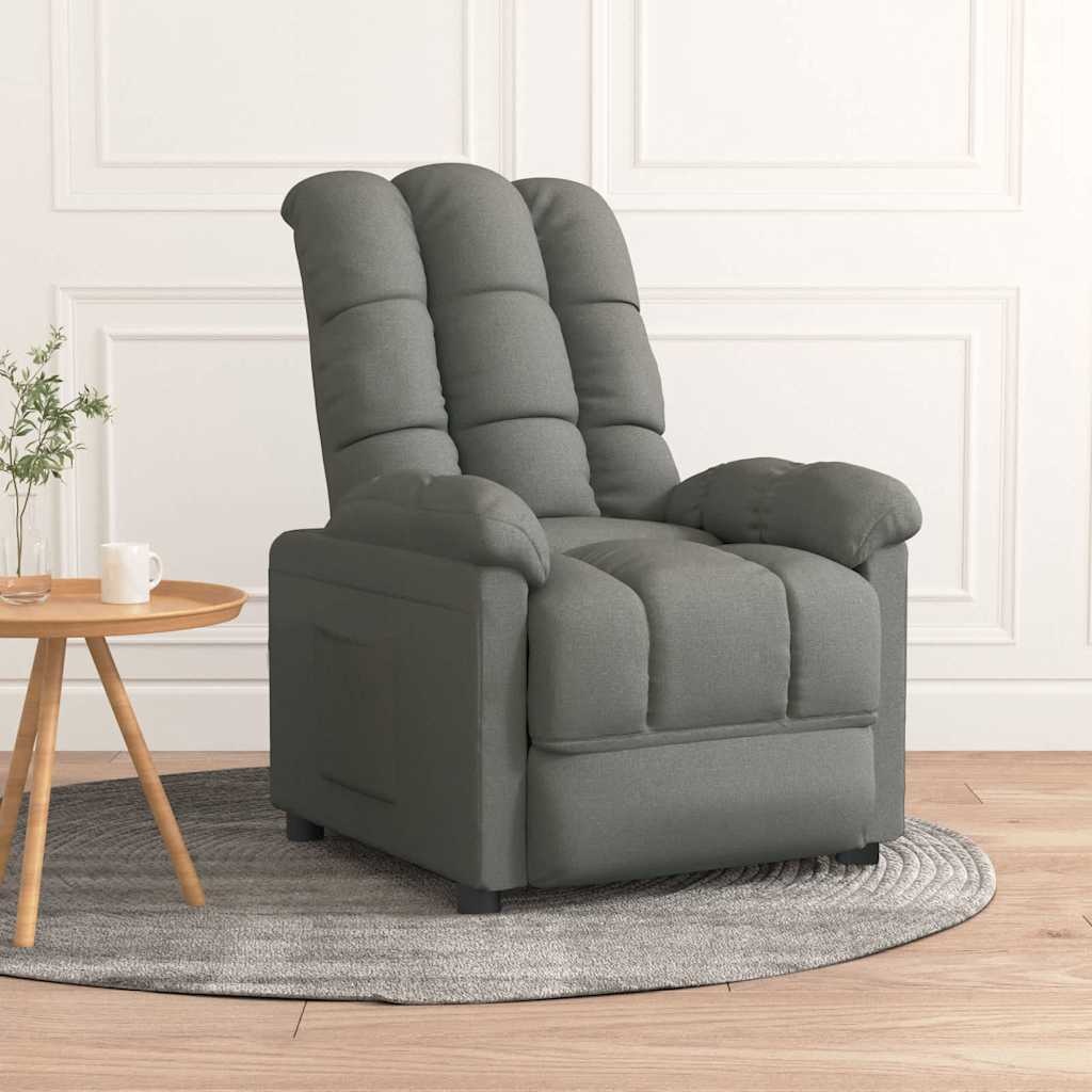 vidaXL Verstelbare Fauteuil Donkergrijs - 40% Korting!