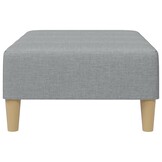 vidaXL Voetenbank Lichtgrijs 77x55x31cm - 40% Korting!
