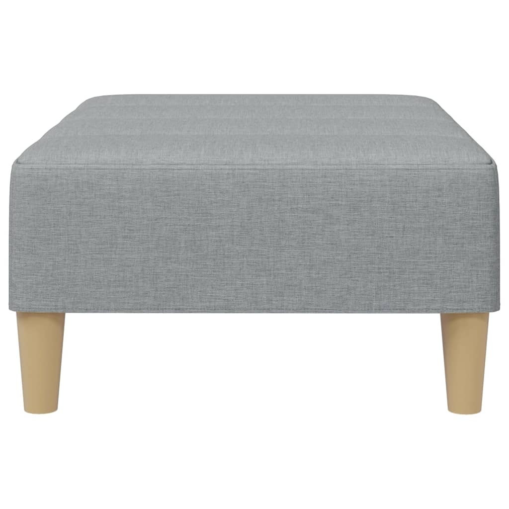 vidaXL Voetenbank Lichtgrijs 77x55x31cm - 40% Korting!