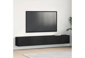vidaXL TV-kast Zwart (2 stuks) - 40% Korting!