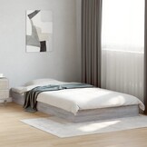 B-keus Bedframe 100x200 Grijs Sonoma Eiken - 40% Korting!