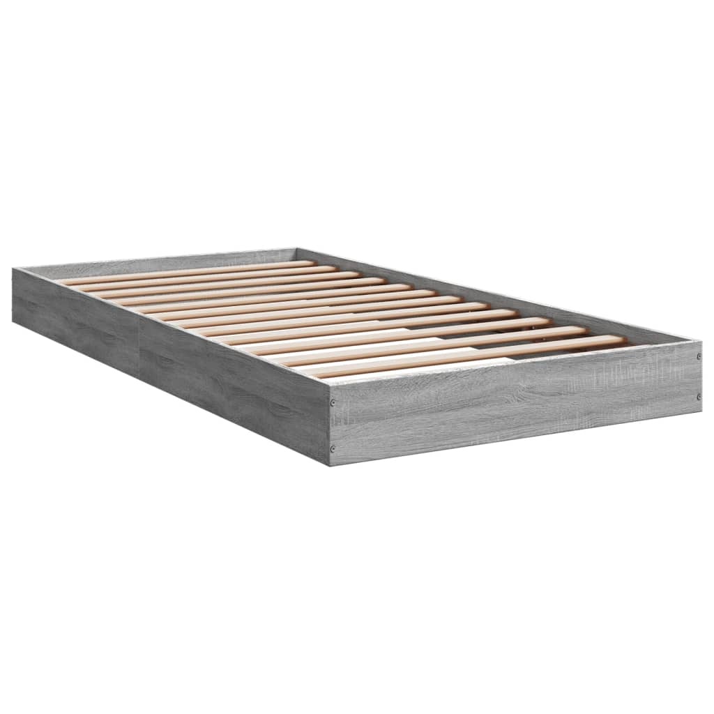B-keus Bedframe 100x200 Grijs Sonoma Eiken - 40% Korting!