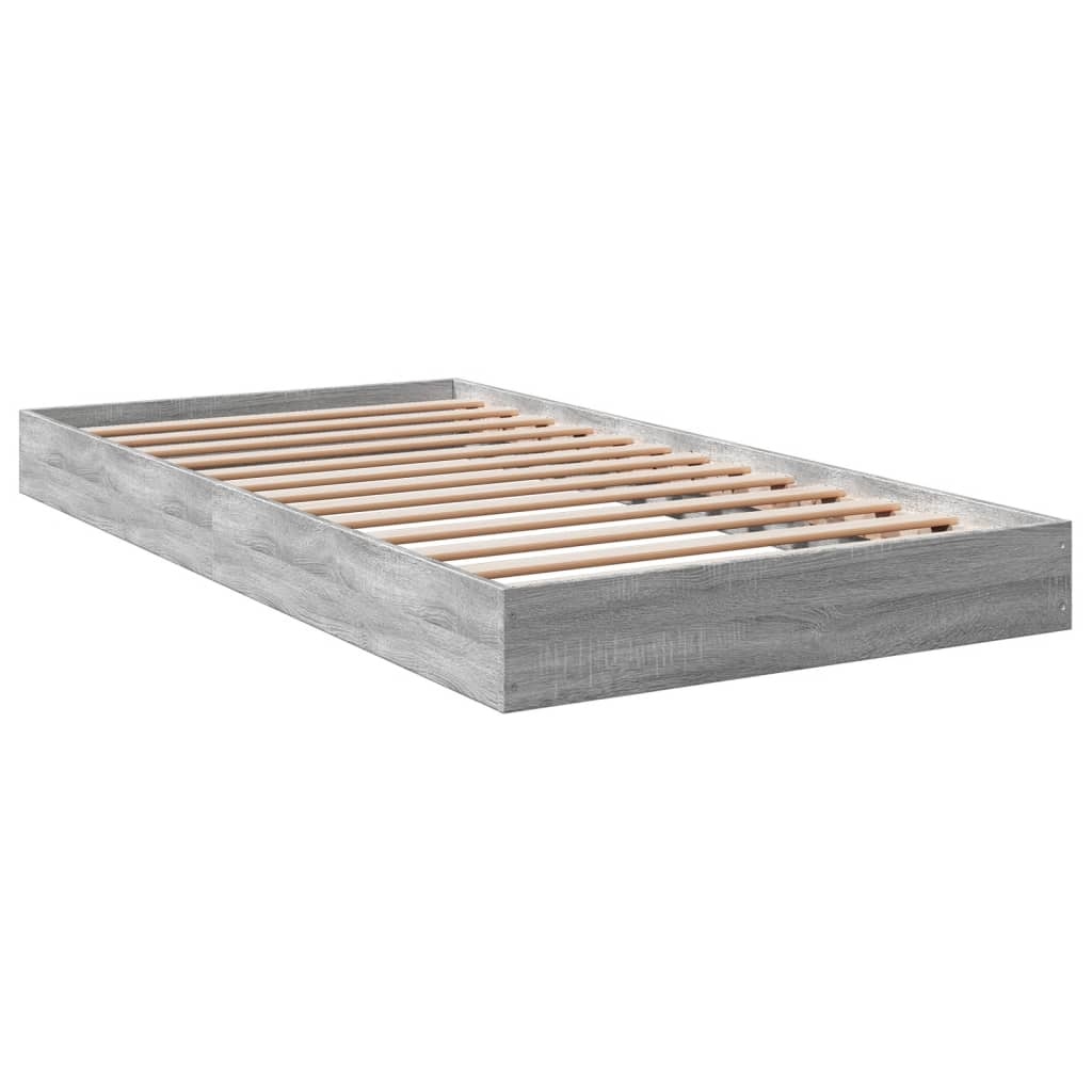 B-keus Bedframe 100x200 Grijs Sonoma Eiken - 40% Korting!