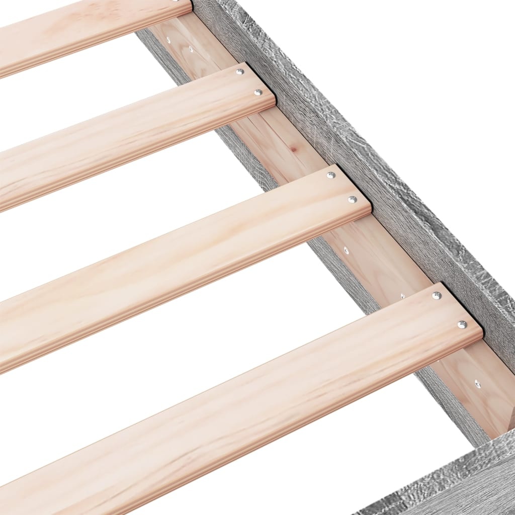 B-keus Bedframe 100x200 Grijs Sonoma Eiken - 40% Korting!