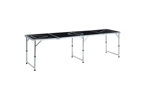 Bierpongtafel Inklapbaar 240cm Zwart - 55% Korting!