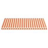 vidaXL Luifeldoek 6x3m Geel/Oranje - 40% Korting!