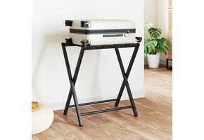 vidaXL Bagagerek Bamboe Zwart - 46% Korting!