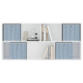 vidaXL Opbergboxen (4 st.) Blauw -56%! Opvouwbaar 32x32x32