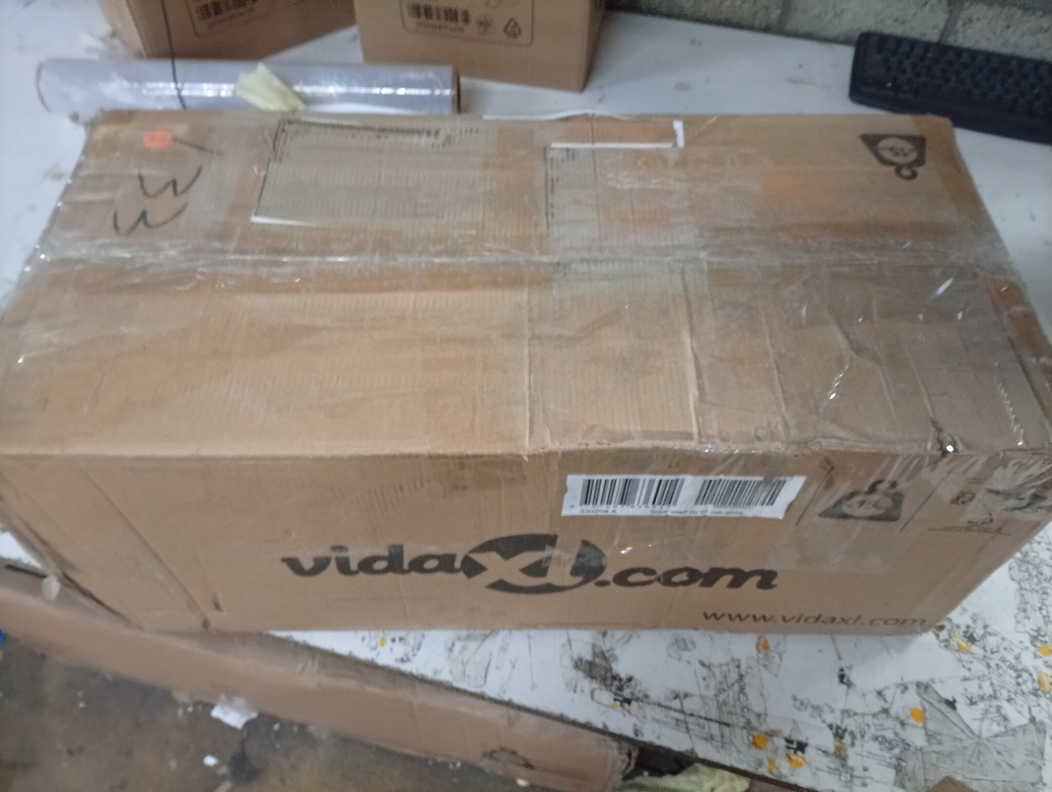 VidaXL Wandschappen 2 st. Eiken/Wit - 59% Korting!