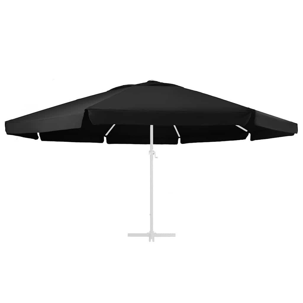 vidaXL Parasoldoek 600cm Zwart - 65% Korting! (Retour)