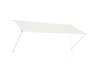 VidaXL Uittrekbare Luifel Crème 300x150cm - 60% Korting!