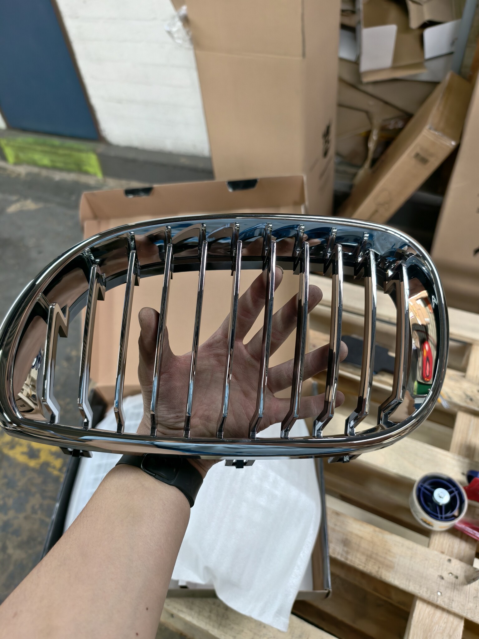 BMW E60/E61 Grill Chroom 03-10 - 61% Korting!