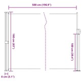 VidaXL Uittrekbaar Windscherm Crème 160x500cm - 47% Korting!