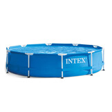 INTEX Zwembad Ø305cm + Pomp - Blauw - 46% Korting!