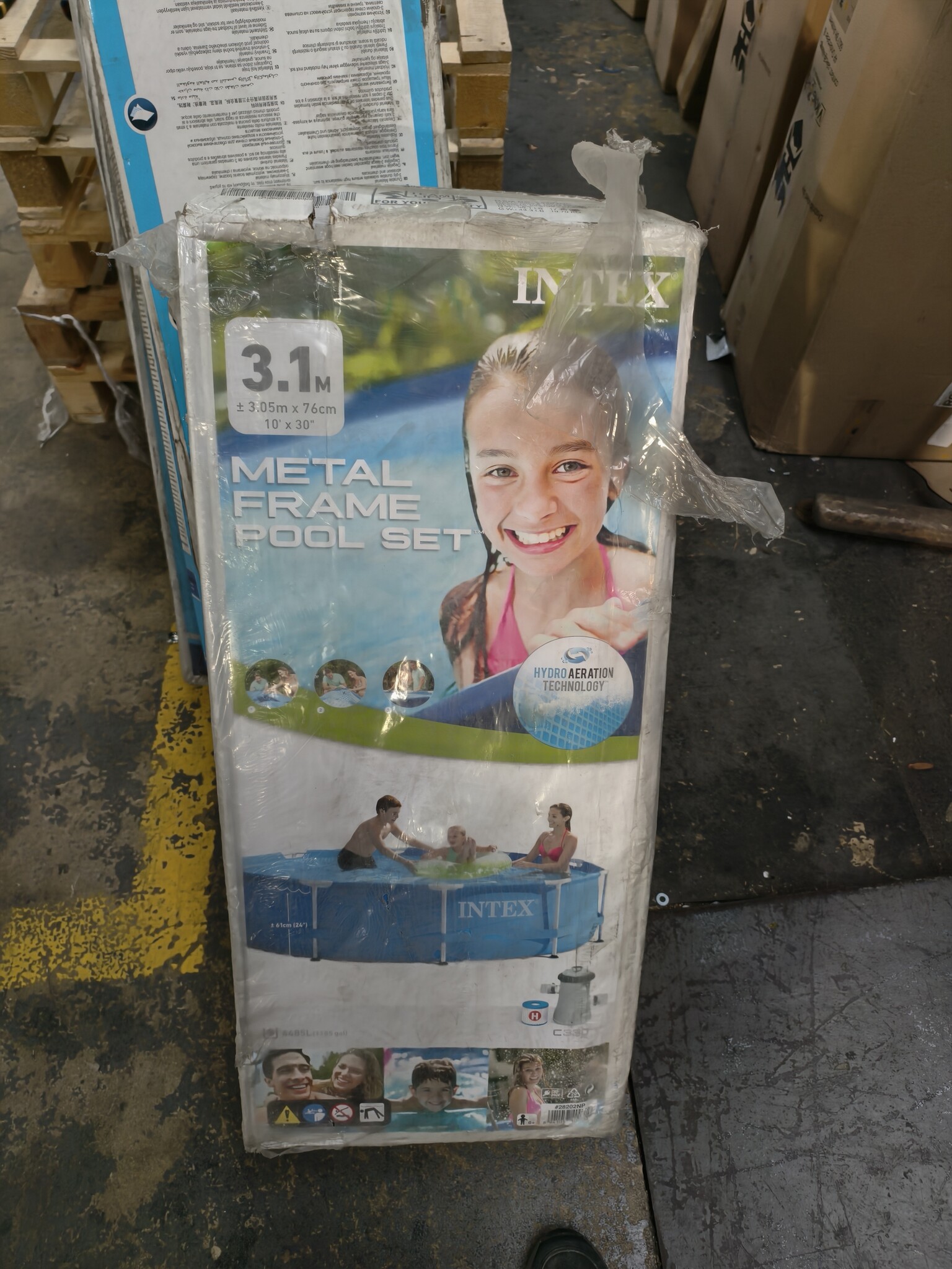 INTEX Zwembad Ø305cm + Pomp - Blauw - 46% Korting!