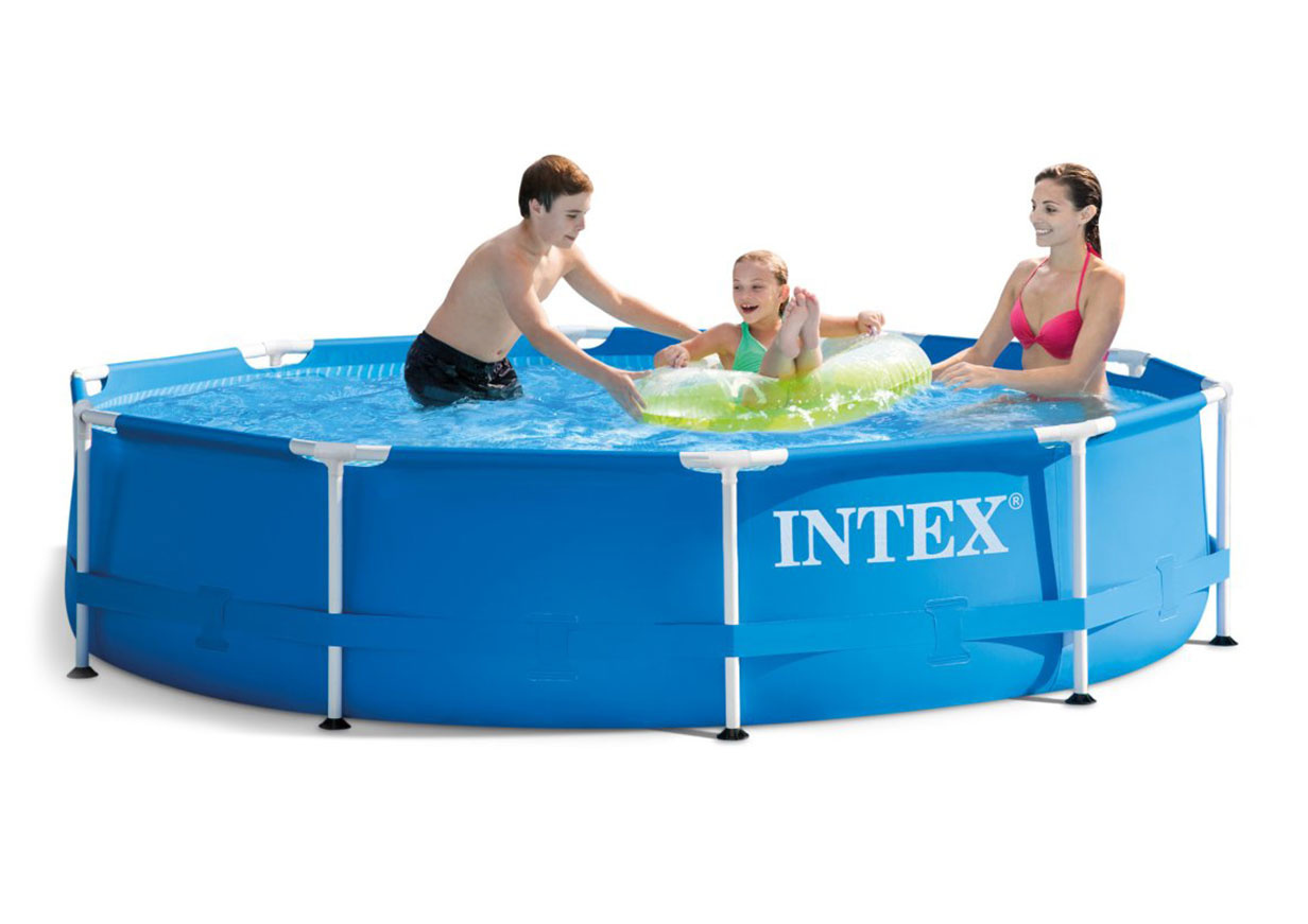 INTEX Zwembad Ø305cm + Pomp - Blauw - 46% Korting!