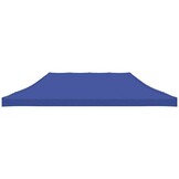 Partytentdak 3x6m Blauw - vidaXL - 51% Korting!