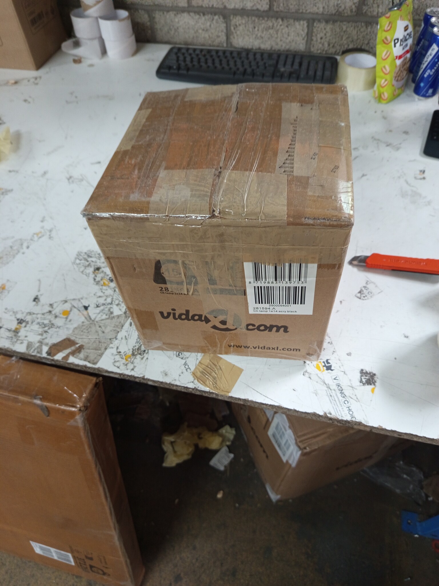 Plafondlamp Kralen Zwart E14 -55%! (Krasjes)