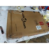 vidaXL Tuintafel Zwart - 140cm - 55% Korting! Krasjes, Zonder Montage