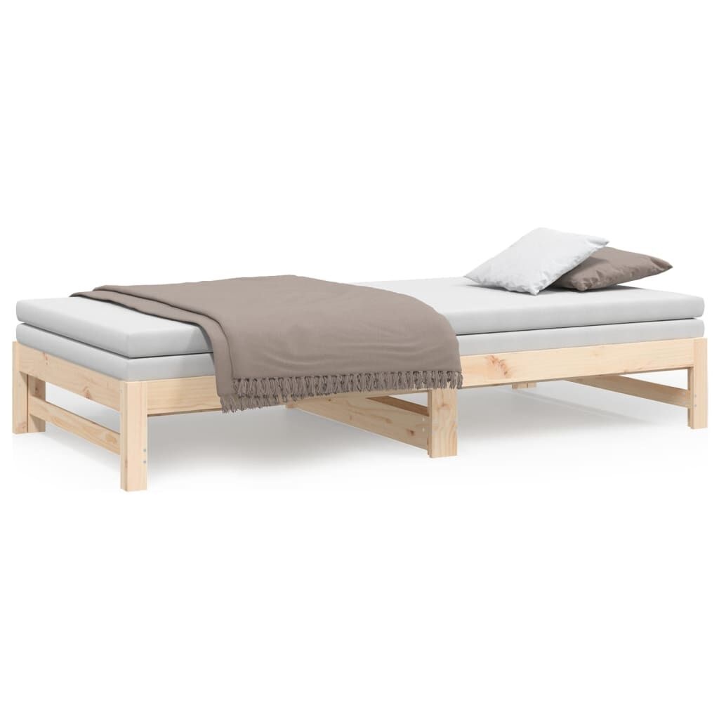 Slaapbank 2x80x200 Grenenhout - Uitschuifbaar! 40% Korting