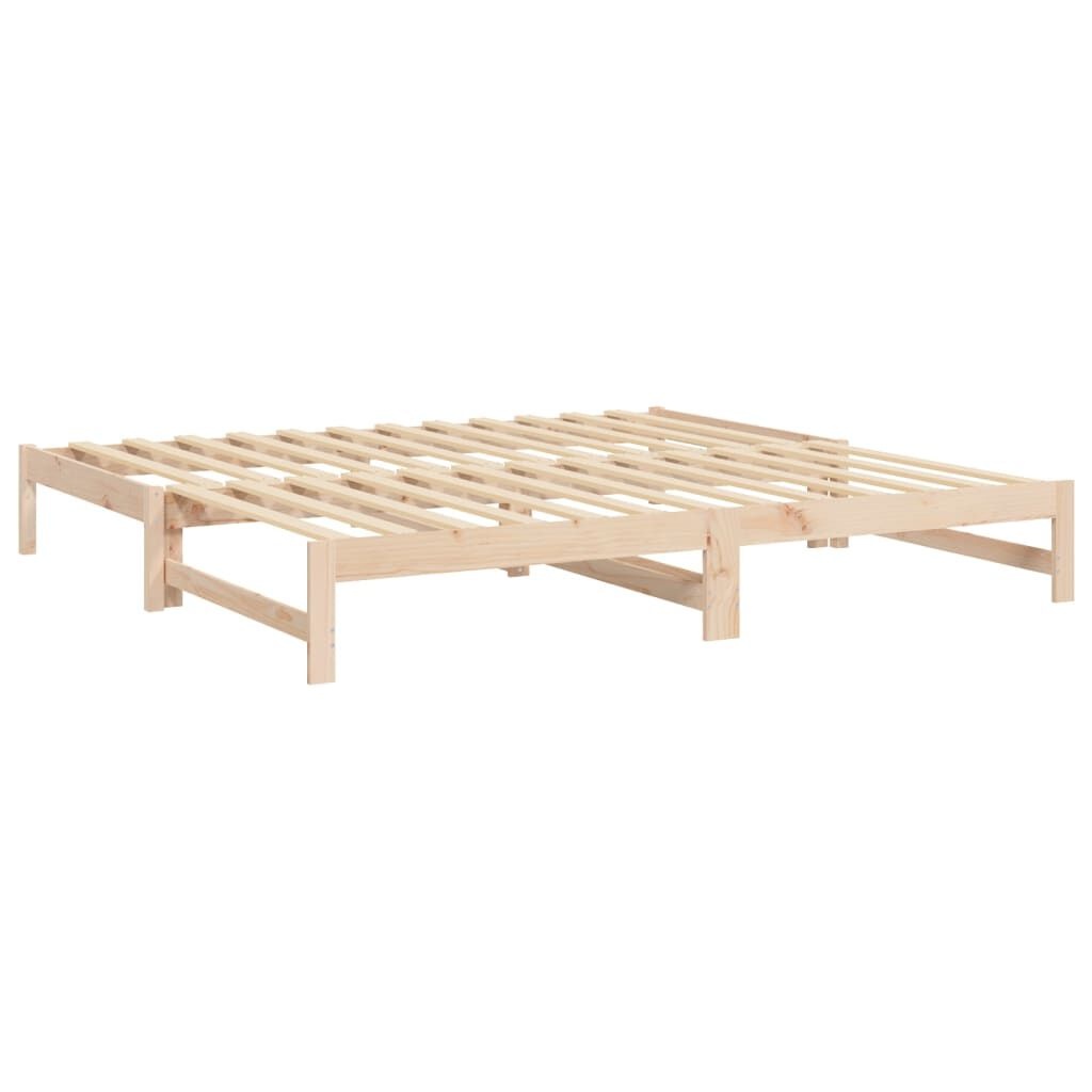 Slaapbank 2x80x200 Grenenhout - Uitschuifbaar! 40% Korting