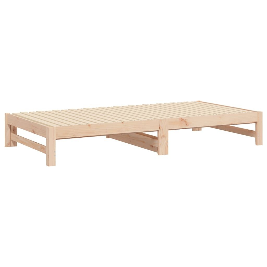 Slaapbank 2x80x200 Grenenhout - Uitschuifbaar! 40% Korting