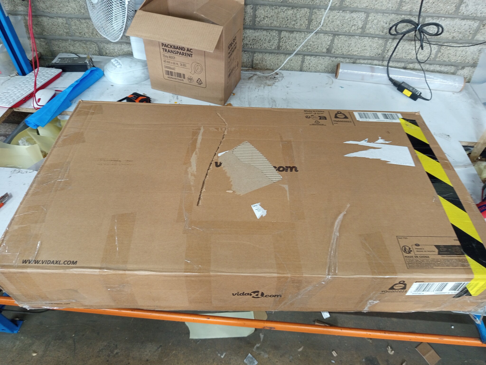 vidaXL Bedframe 120x200 Wit Grenen - 60% Korting! (Deukjes)